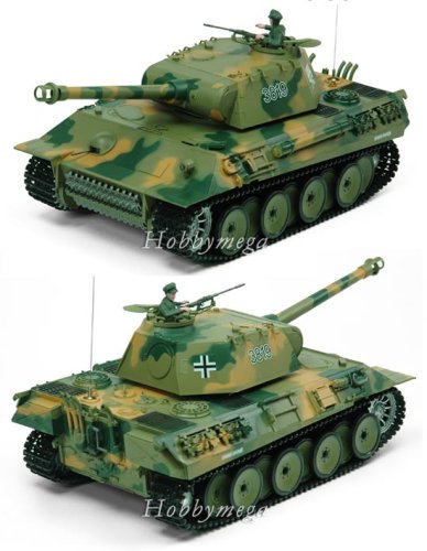 5136RWSEjvL 1:16 Radio Remote Control German Panther Smoke Airsoft Rc Tank