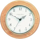 Traditional Bold Pine Wall Clock