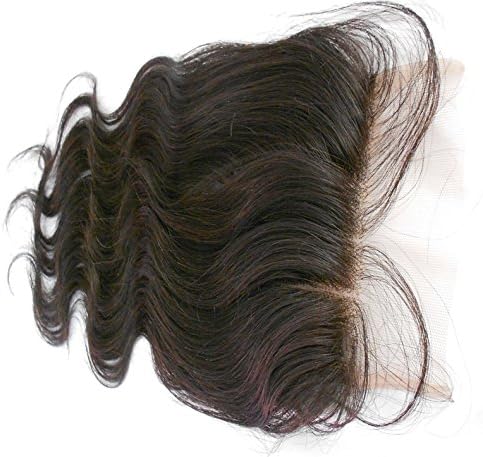 Brazilian Virgin Hair Lace Closure (3.5"x4") Body Wave Natural Color 3 Way Part (14")