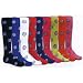 Socks with Volleyballs (Sock-Color=Black 10-13)