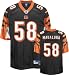 Rey Maualuga Black Reebok NFL Premier Cincinnati Bengals Jersey