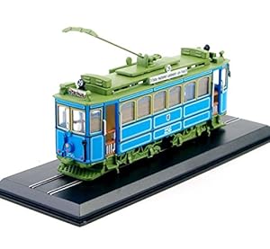 Collectible 1/87 A2.2(rathgeber)-1901 Tram Diecast Model collection Green