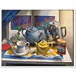"Tea Pots" by Frank Hanavan Signed Giclee Art