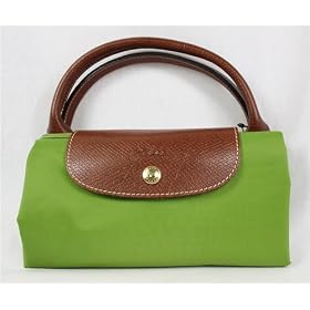 Longchamp Pliages Kiwi Large Duffle Bag Purse