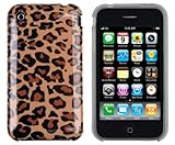 Best buy Leopard Print Flexible TPU Gel Case with Clear Sides for Apple iPhone 3G, 3GS