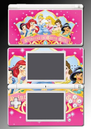 Princess Ariel Jasmine Cinderella Vinyl Decal Cover Skin Protector #14 for Nintendo DS Lite