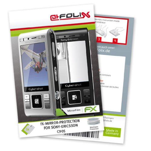 atFoliX FX-Mirror Spiegel-Displayschutzfolie f&uuml;r Sony-Ericsson C905 Preisvergleich
