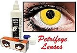 Petrifeye Funky Accessories Yellow Block Crazy Coloured Contact Lenses