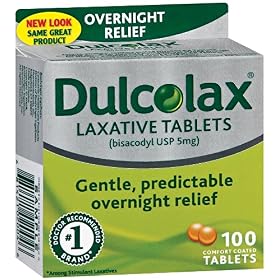 Click here to buy Dulcolax Laxative, 5 mg, Comfort Coated Tablets, 100 tablets by Dulcolax.