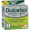 Dulcolax Laxative, 5 mg, Comfort Coated Tablets, 100 tablets