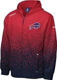 Buffalo Bills AFL Red Vintage Full Zip Hooded Jacket - XL