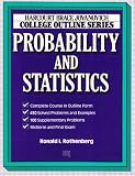 College Outline for Probability and Statistics (Harcourt Brace Jovanovich College Outline Series)