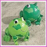 Inflatable Frog Shaped Beach Balls (12 pc)