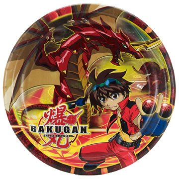 Bakugan Lunch Plates 8ct images