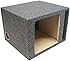 ASC Single 12" Subwoofer Kicker Square L3 L5 L7 Vented Port Sub Box Speaker Enclosure