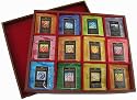 Bentley's Royal Classic Open Top Wooden Tea Chest, 12 Flavor, 120 Tea Bag Set