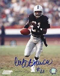 Cliff Branch Autographed Oakland/ Los Angeles Raiders 8x10 Photo
