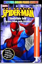 Spiderman Invisible Ink - Book 2 by Lee Publications