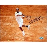James Blake Red Clay In Air Signed 16x20 Photo - Model BLAKPHS016004