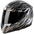 Nitro P.S.I. Sidewinder DVS Black/Gold Full Face Helmet - Size : 2XL