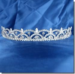 Bridal Tiara With Crystal Arches 55116