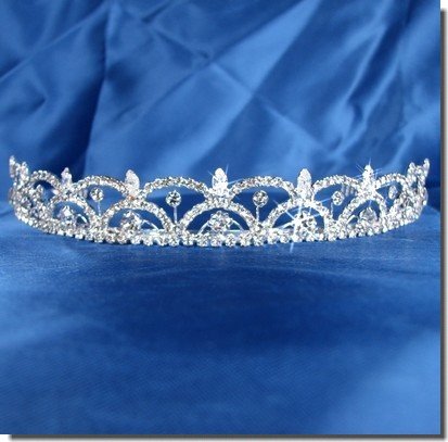 Bridal Tiara With Crystal Arches 55116