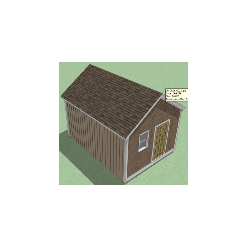 12X16 Shed Plans
