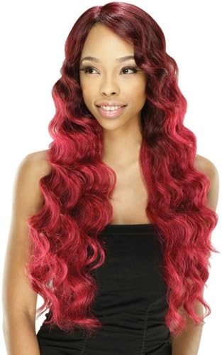 Model Model Deep Invisible L-Part Lace Front Synthetic Wig - Love (OMBRONZE)