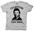 Ripple Junction Men's Chuck Norris Champions Are Breakfast Mens Tee