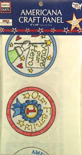 Americana American Military Craft Panel Fabric, 6" X 44".
