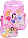 3 Princess Backpack Matching Lunch Bag