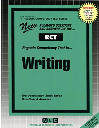 WRITING (Regents Competency Test Series) (Passbooks) (REGENTS COMPETENCY TEST SERIES (RCT))