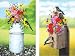Large Print Double Deck Bridge Playing Cards - Bouquets & Birds