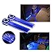 Pesp 12v 4 in 1 LED Car Auto Atmosphere Interior Floor Decorative Light Decoration Lamp Blue