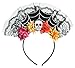 Sugar Skull Tiara Headband Costume Accessory