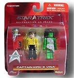 STAR TREK SERIES 1 TOS MINIMATES CAPTAIN KIRK & VINA