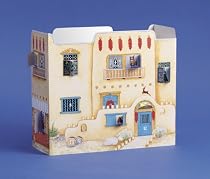 Santa Fe Adobe: Folk Art Three-Dimensional Advent Calendar