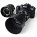 Sigma SA-7 35mm SLR Camera Including 28-80mm and 70-300mm Lenses and Case