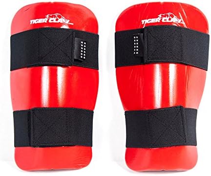 Tiger Claw Martial Arts Shin Guard - Sparmaster Shin Guard - Red