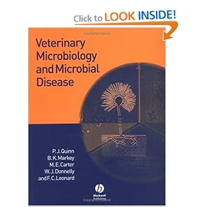 Click here to buy Veterinary Microbiology and Microbial Disease by P. J. Quinn, B. K. Markey, M. E. Carter, and W. J. Donnelly.