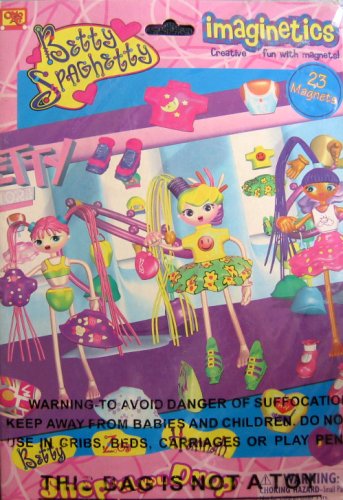 Imaginetics - Betty Spaghetty - Shop Til You Drop - Creative Fun with Magnets Playset (2003)