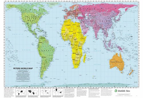 Peters Projection Map (Early Learning Geography)