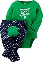 Carter's Baby Girls' St. Paddy's Day Bodysuit & Pant Set
