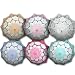 Embroidery & Battenburg Parasol with Pastel Flowers, Asst. Colors, Full Size
