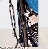 CUSTOM CHROME CLUTCH CABLE ADJUSTER COVER FOR HARLEY MODEL 87+