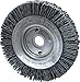 3" Brush OD x 3/8" Face Width, 1/2" Arbor Hole, Crimped Nylon Wheel Brush