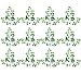 ONE Dozen (12 pieces) of 22" Artificial Gingo Sprays