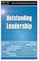 Outstanding Leadership (DEAD) (Real Life Lessons from Business Leaders)
