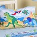Dinosaurland Standard Cotton Pillowcase by Olive Kids