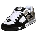  : DC Men's Command Sneaker,Black/White/Silver,6 M
